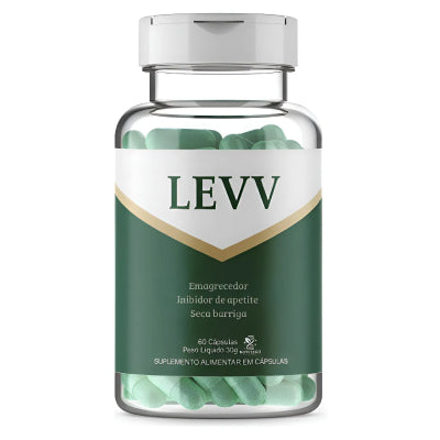 LEVV - 60 CAPSÚLAS - Redução de Gordura Localizada