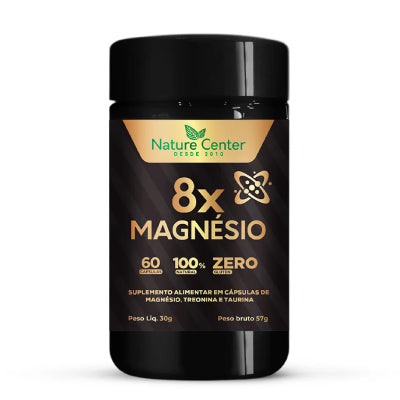 8X MAGNÉSIO - 60 CAPSÚLAS